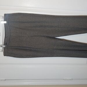 Lauren Ralph Lauren Womens Black Wool Herringbone Trousers